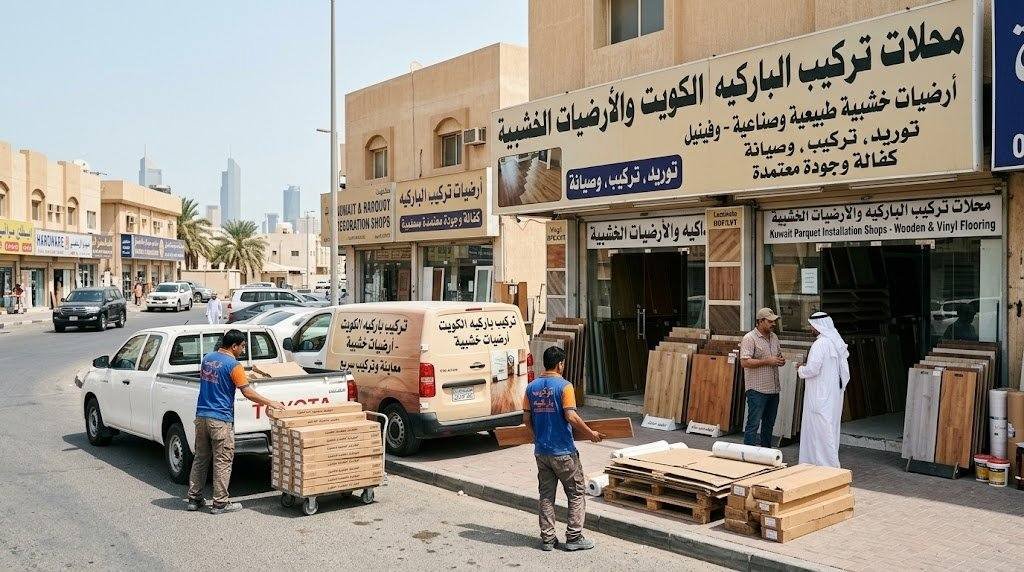 ارقام محلات تركيب باركية في الكويت